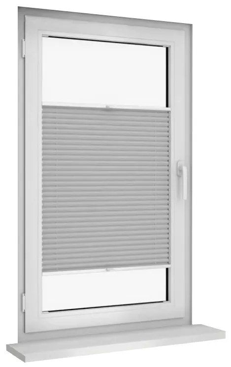 Gario Roleta Plisé Standard Snehobiela Šírka: 85 cm