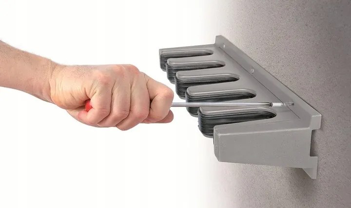 Prosperplast Držiak na náradie, organizér do dielne MULTIHOLDER 5 úchytov - 31x10x7