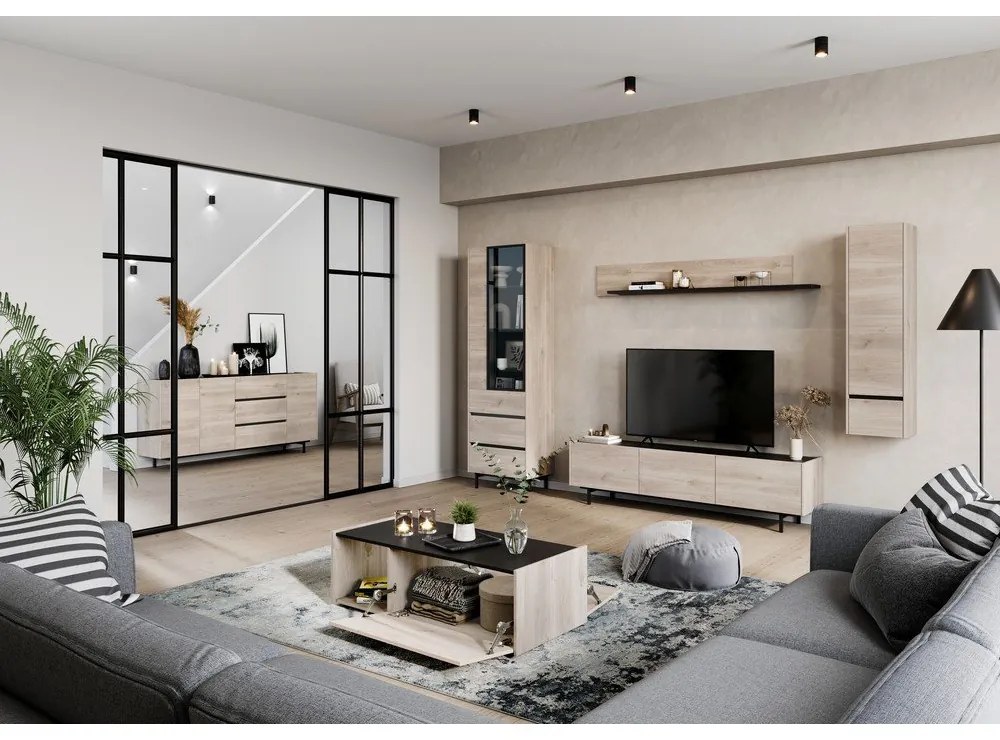 Konferenčný stolík v dekore duba Cantoria - Germania