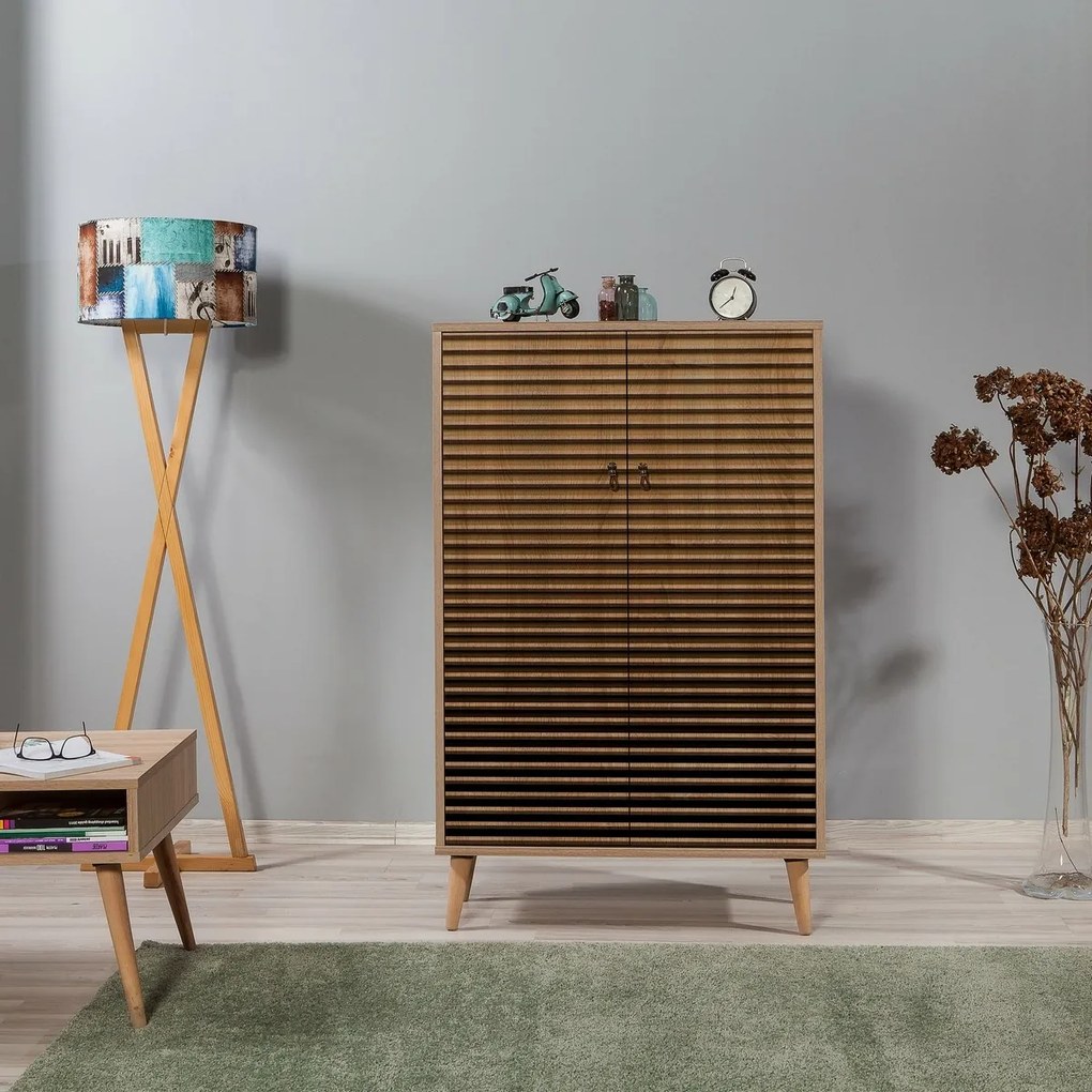 Skrinka Mega Sonoma Oak Stripes I