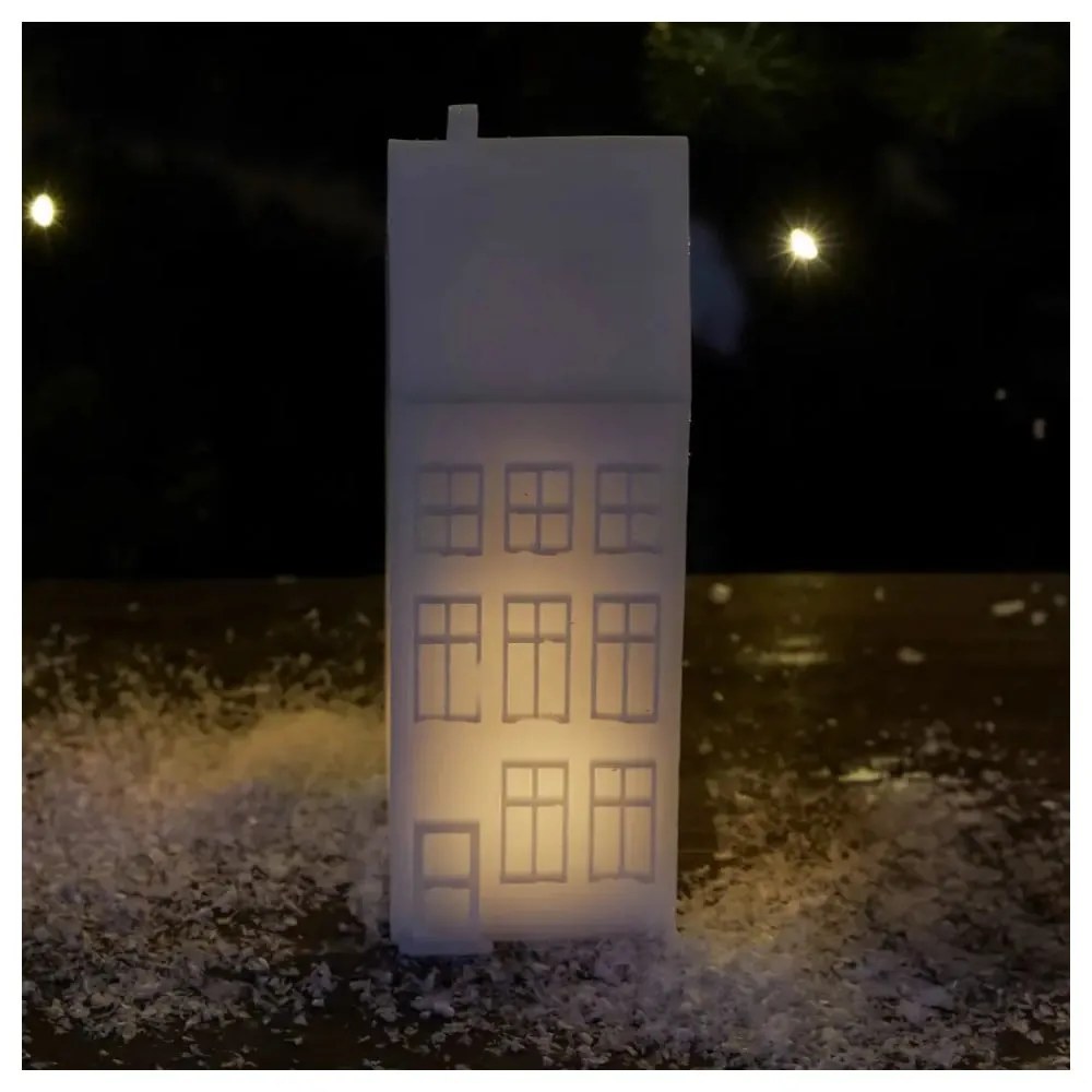 Biela svetelná dekorácia na baterky Copenhagen Nyhavn Townhouse – Sirius