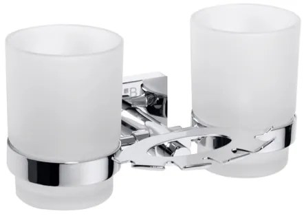 Bemeta Beta držiak kefiek vrátane poháre chróm 132110042