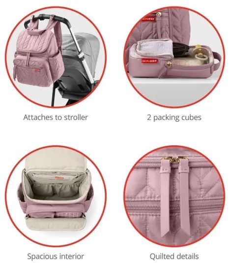 Skip Hop - Přebalovací batoh FORMA Muave Mist na kočárek