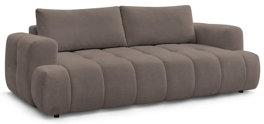 Taupe rozkladacia/s úložným priestorom pohovka 251 cm Fuji – Bobochic Paris