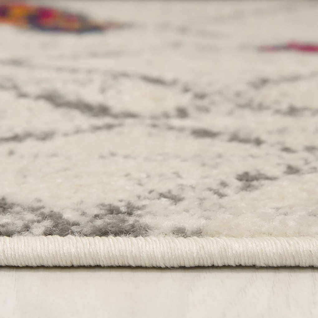 TA Koberec A892A BIELA/ORANŽOVÁ DENVER FAA