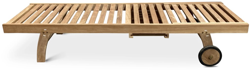 InternetovaZahrada Záhradné lehátko Wawe - teak