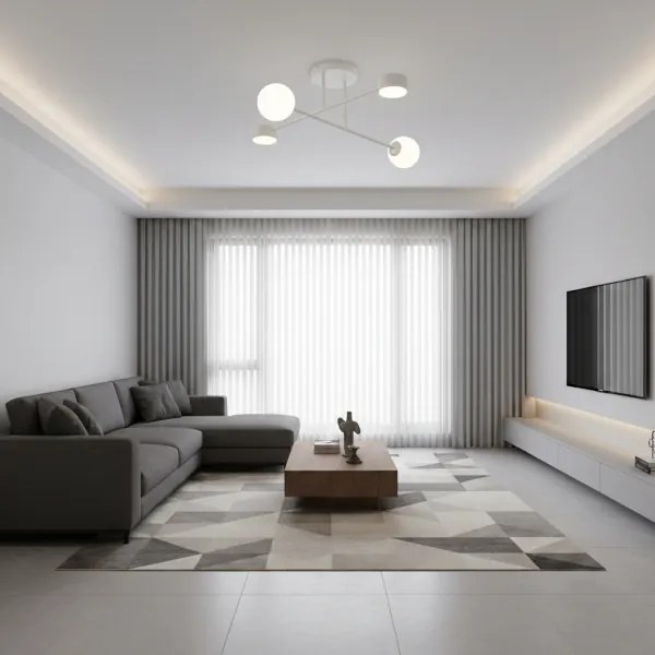 Prisadený luster HOLON 2xG9/8W/230V + 2xGX53/12W biela