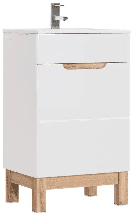 Skrinka pod umývadlo BALI White 824 | 50 cm