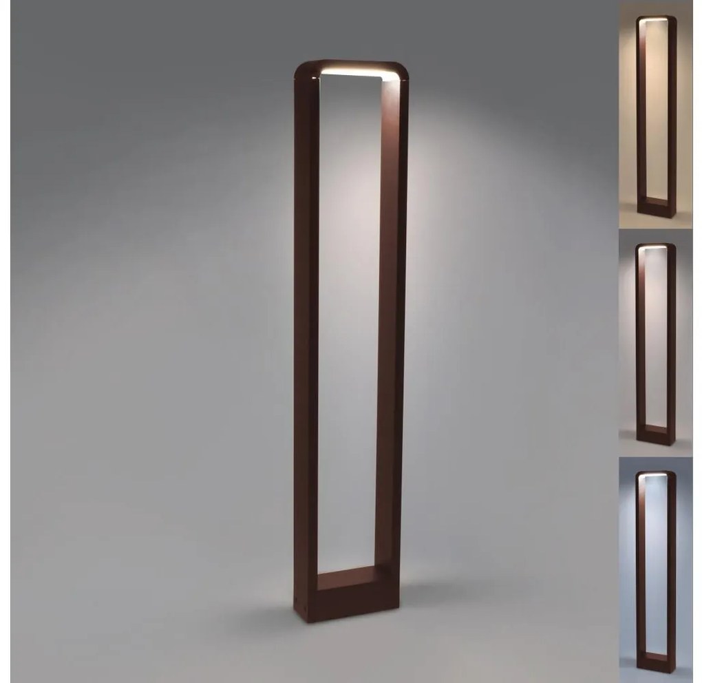 Brilagi - LED vonkajšie svietidlo BARI LED/7W/230V 3000/4000/6000K hnedá IP54 80 cm