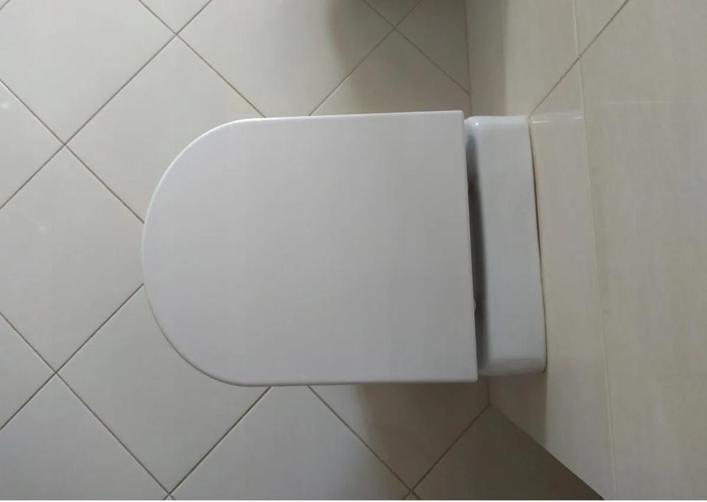 Cersanit City, antibakteriálne toaletné sedátko z duroplastu, biela, K98-0127