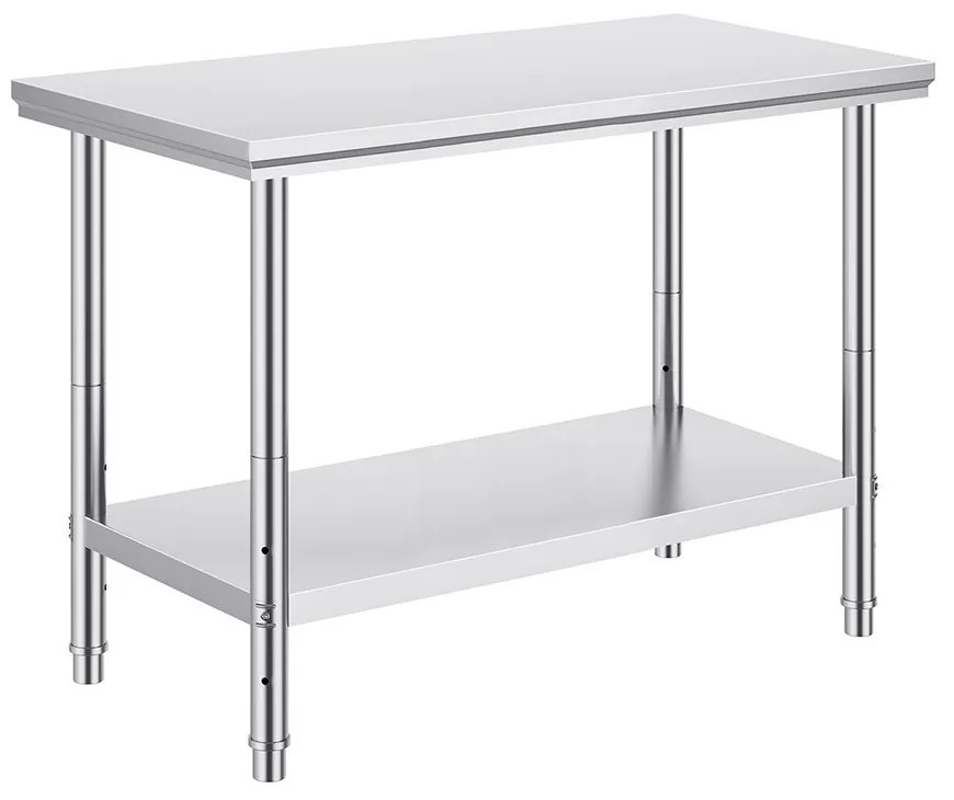 Kuchynský stôl z nehrdzavejúcej ocele