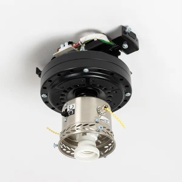 ZEVENTI - Stropný ventilátor GALDANA 1xE27/60W/230V šedá/biela