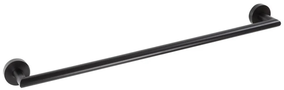 Sapho Sapho, X-ROUND BLACK držiak uterákov 600x65mm, čierna matná, XR404B