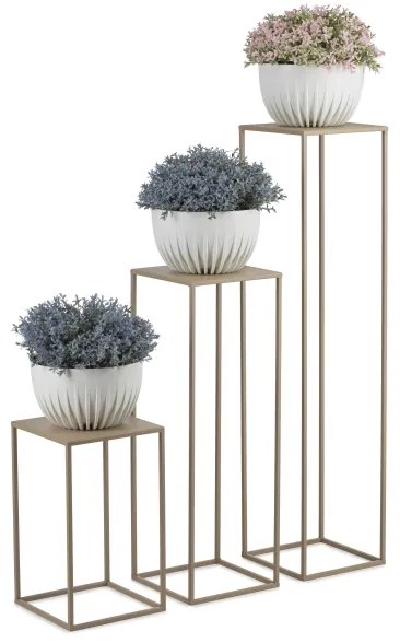 Stojan na kvety 40x24 cm béžová