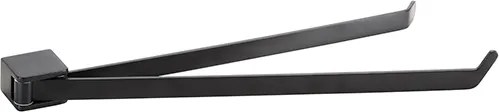 Bemeta Design ORGANIC BLACK: Držiak uterákov, 445 mm, dvojitý, otočný - 167004100