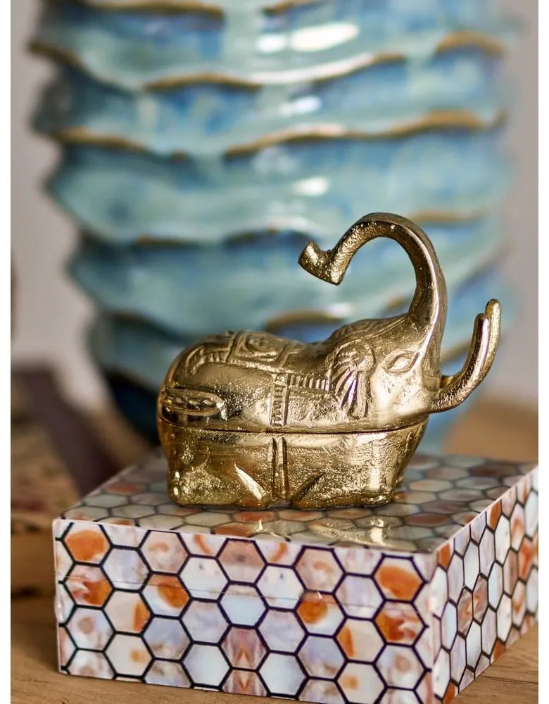 Dekoratívny polyresínový úložný box 13x10x5 cm Domino – Bloomingville