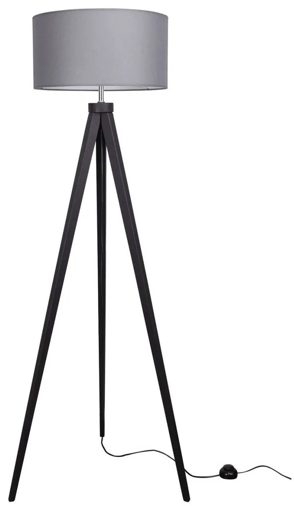 Stojacia lampa Indigo, 1x textilné tienidlo (výber zo 7 farieb), (výber z 5 farieb konštrukcie)