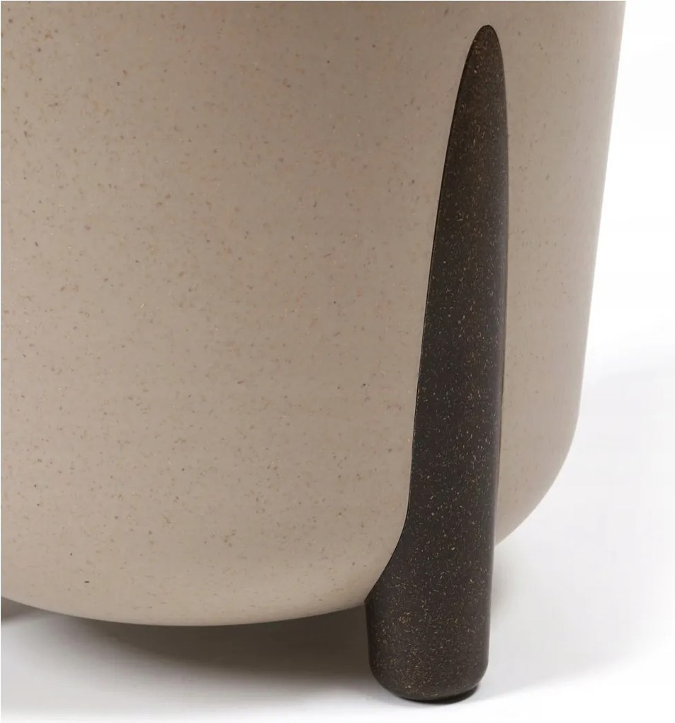 Kvetináč MOSS ECO III 34 cm kávovo hnedý