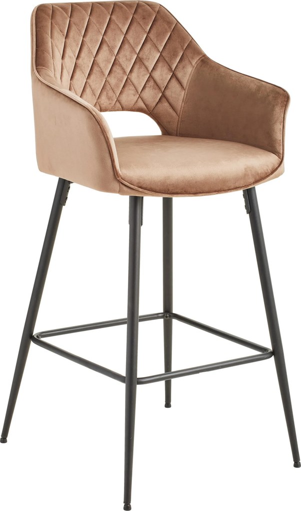 XXXLutz BAROVÁ STOLIČKA, čierna, taupe MID.YOU - Barový nábytok - 000289015701