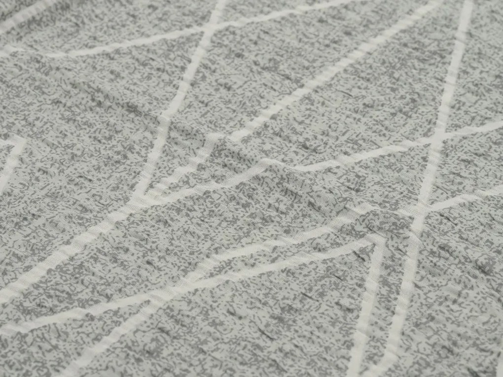 Krepové obliečky z Renforcé bavlny GRAY STRIPES sivé Rozmer obliečky: 70 x 90 cm | 140 x 200 cm