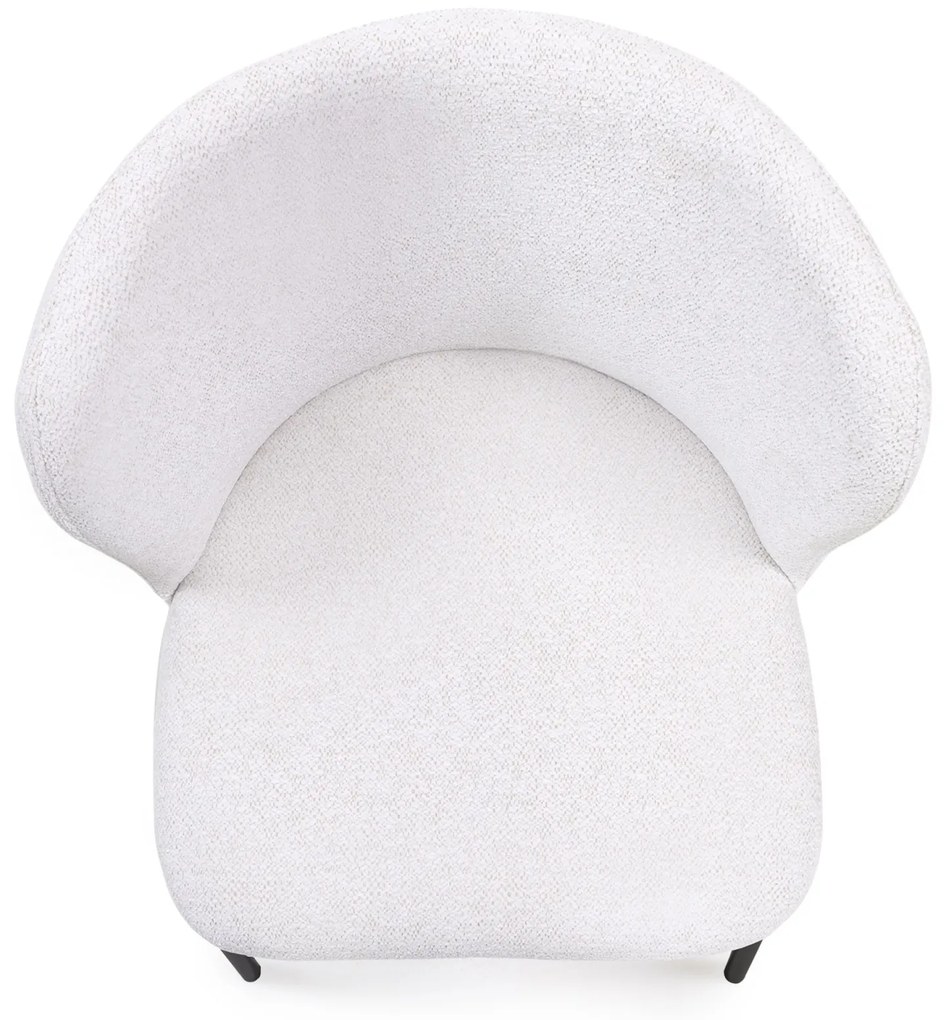 Jídelní židle Yasmin ecru/černá