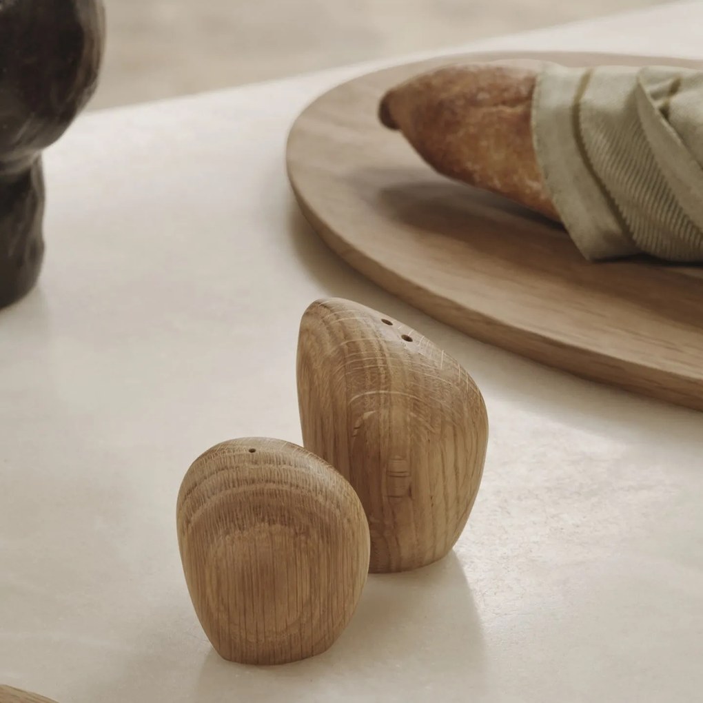 Ferm Living Solnička a korenička Cairn Oak Wood