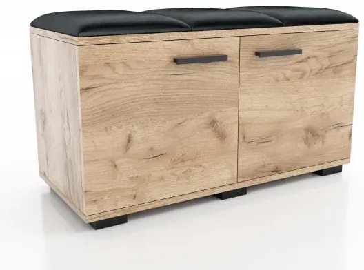 Predsieňová stena PIK1, dub craft zlatý/vešiaková