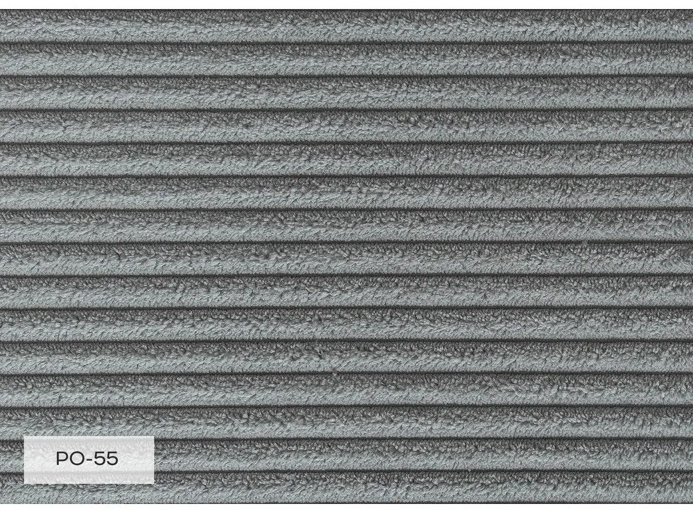 Svetlosivá menčestrová leňoška (pravý roh) Chic Charlotte – Miuform