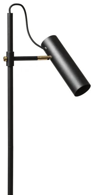 RENDL R13660 VARIA stojanová lampa, na čítanie čierna mosadz