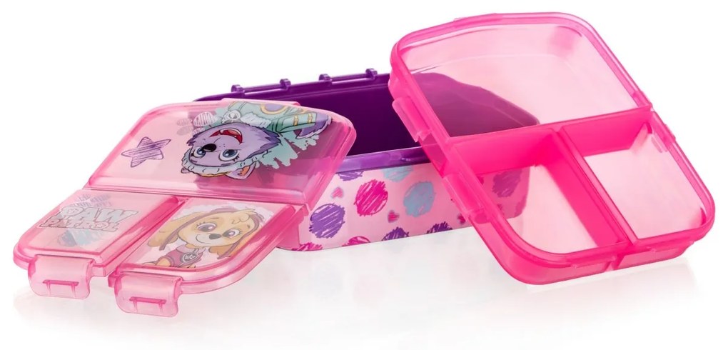 Vetro-plus Box desiatový delený PATROLA Girl 17,5 x 13 cm