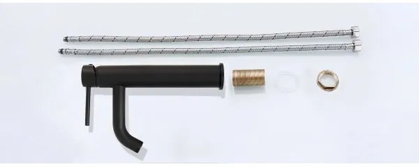 REA-B4103 - Umývadlová batéria LUNGO 28 cm čierna