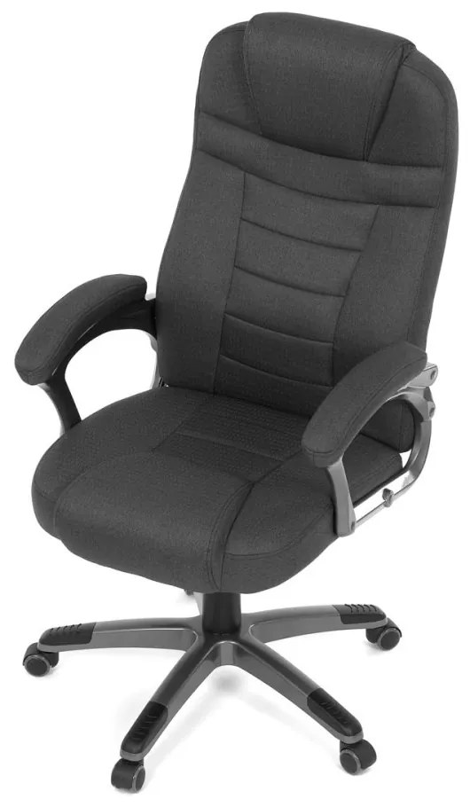 Kancelárske kreslo DEXTER — látka, sivá