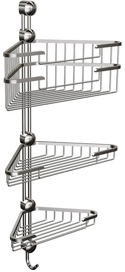 Trojitá rohová polička