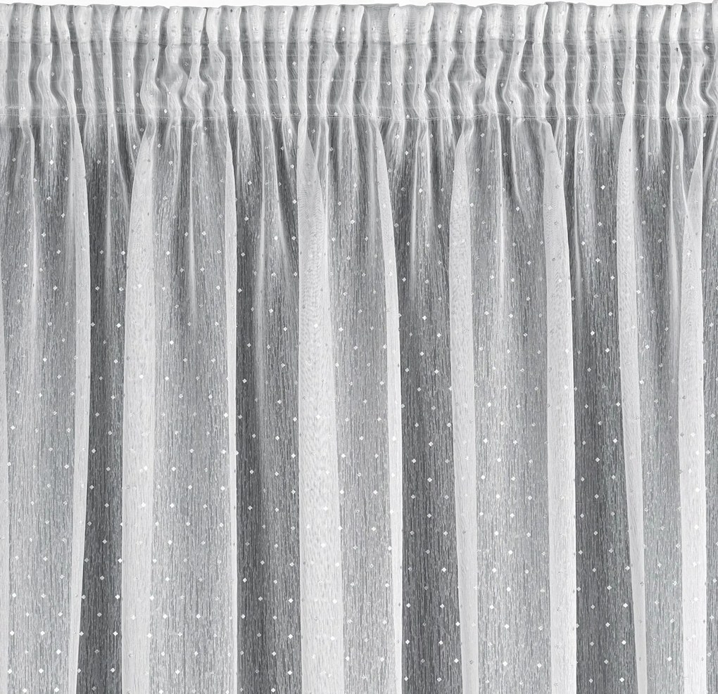 ZÁCLONA NA PÁSKE SIBEL 300 CM X 250 CM BIELA