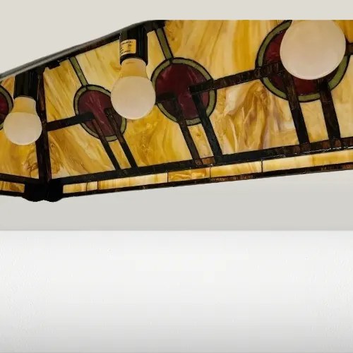 Tiffany luster do kuchyne Clayre & Eef 92*47*30*126 3*E27 7,7 KG