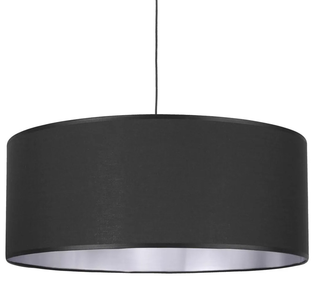 Závesné svietidlo Shade, 1x textilné tienidlo (výber z 2 farieb), (výber z 3 farieb konštrukcie), (fi 50cm), ch