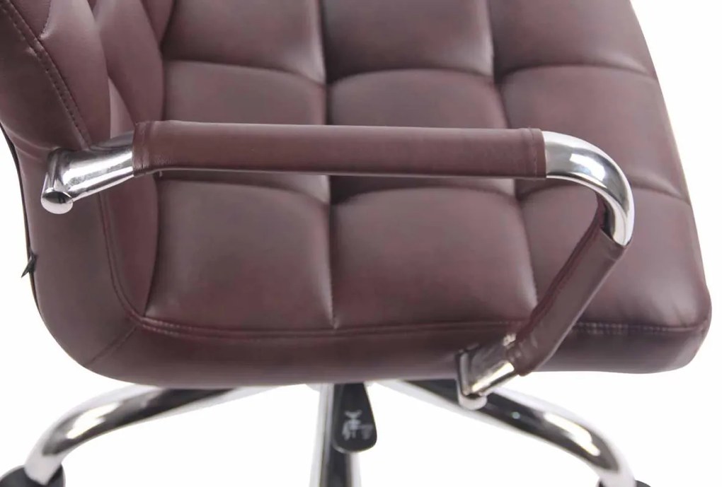 Design-Shop Kancelárska stolička DS19467401 - Bordová