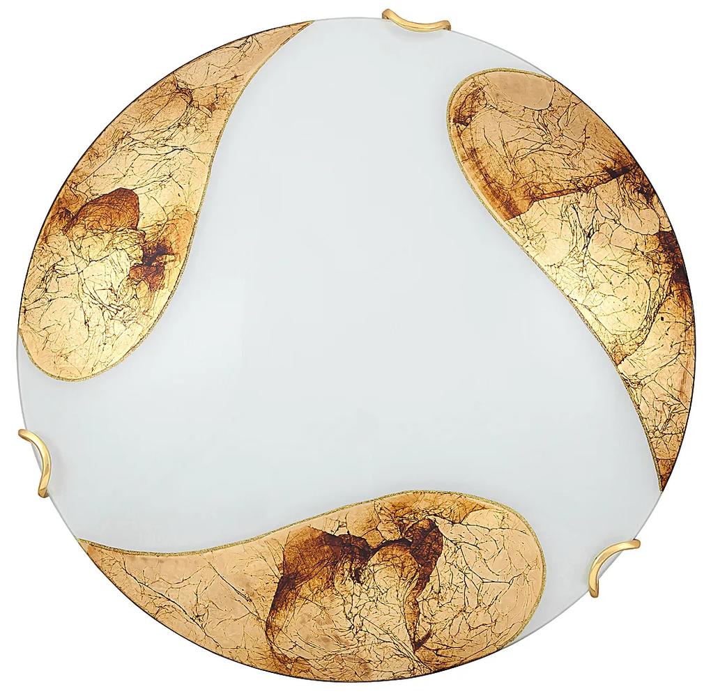 RABALUX Stropné / nástenné svietidlo ART GOLD, 1xE27, 60W, 30cm, okrúhle