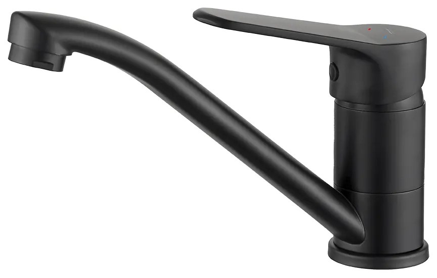 Kuchinox Atez, umývadlová batéria s pohyblivým výtokom, čierna matná, LAV-BTK_726D
