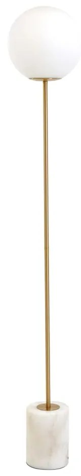 Stojacia lampa v bielo-zlatej farbe (výška 156 cm) Medina - Light & Living