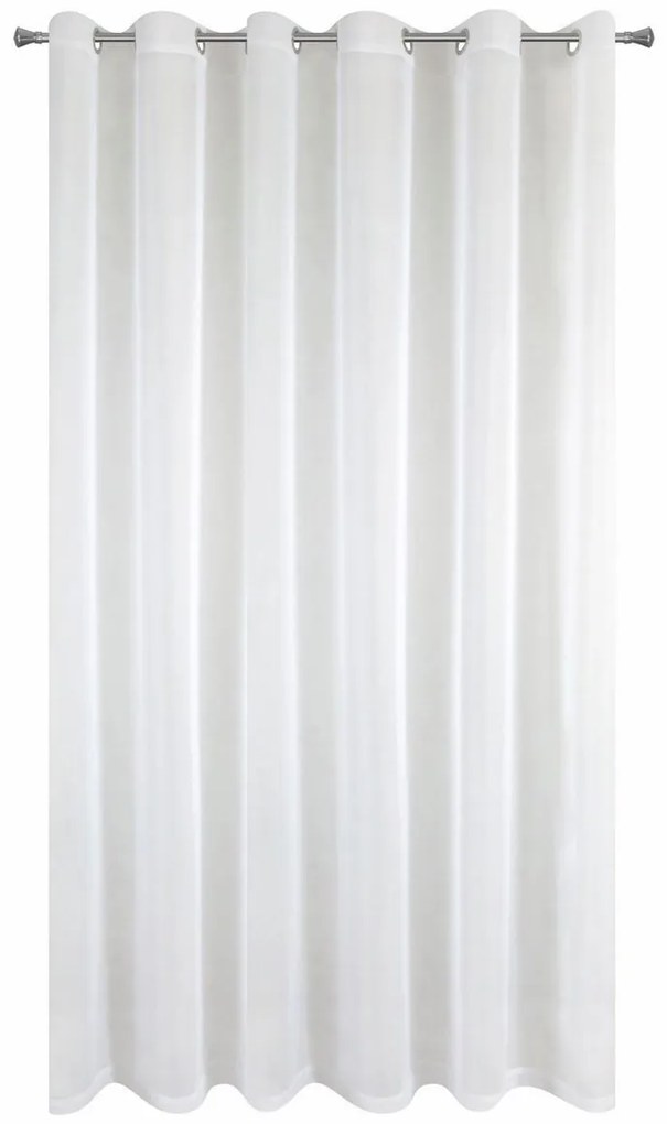 EUROFIRANY Klasický záves 400 cm x 300 cm biela 100 % polyester Rozmer varianty: 400 cm x 250 cm, Farba varianty: Biela
