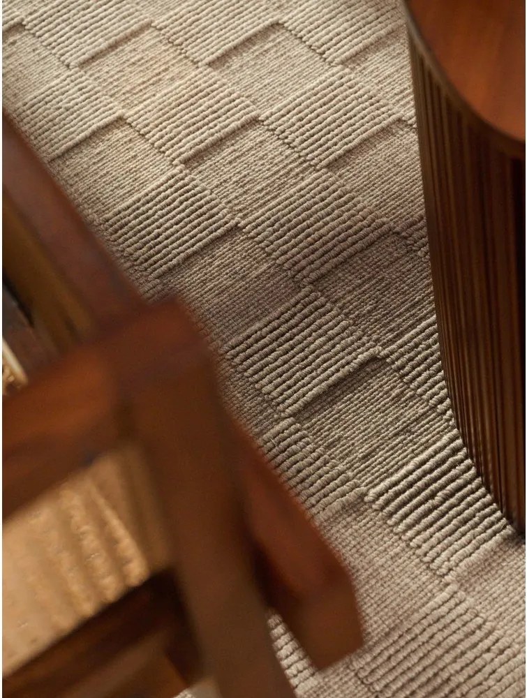 Hnedý ručne tkaný vlnený koberec 200x300 cm Scala – Villeroy&amp;Boch