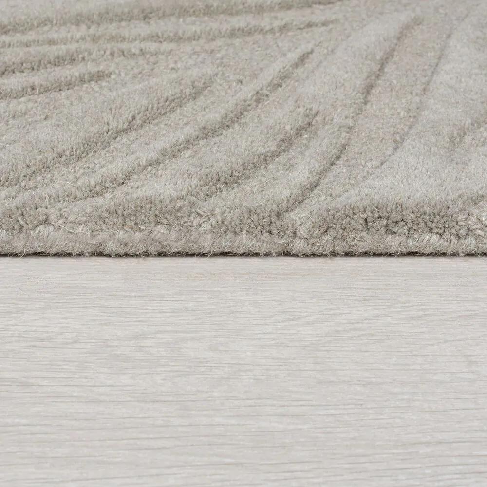 Flair Rugs koberce AKCIA: 200x290 cm Kusový koberec Solace Lino Leaf Grey - 200x290 cm