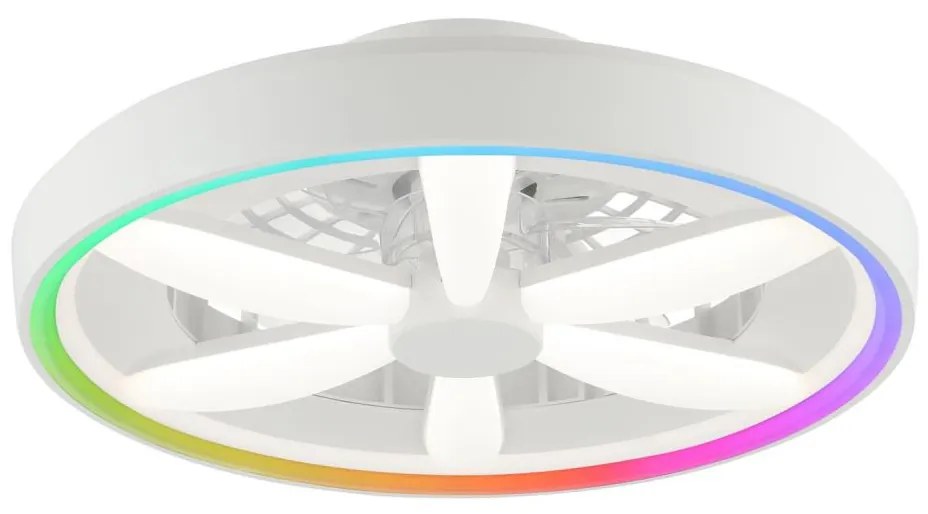 Brilliant - LED RGBW Stropný ventilátor so svetlom GAIANO LED/48W/230V biela + DO