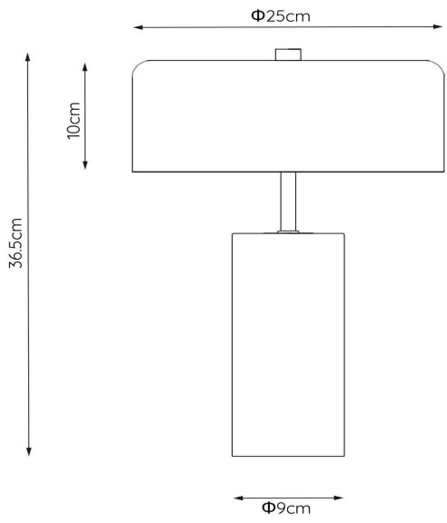 Lucide 34540/03/31 - Stolná lampa MIRASOL 3xG9/7W/230V biela/zlatá