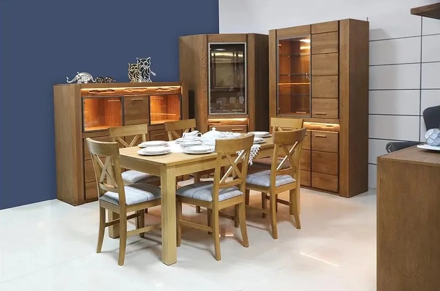 Stima Stolička OAK dub s čalúneným sedákom Vyberte látku ->: SOREL arancio 67