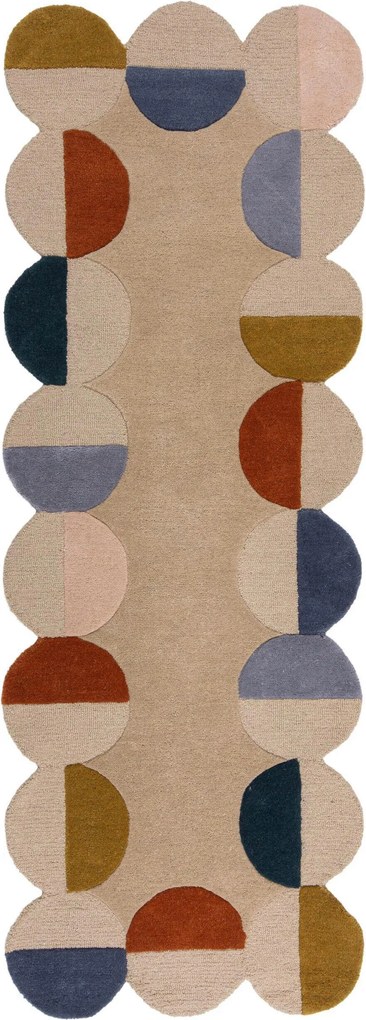 XXXLutz BEHÚŇ, 80/230 cm, béžová, hrdzavá Flair Rugs - Online Only bytové doplnky - 003165029104