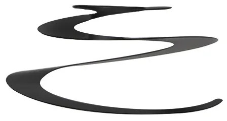 Tienidlo na lampu z ocele čierne 20 cm - Spiral