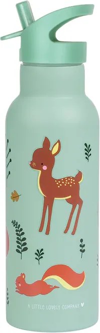 Nerezová fľaša na pitie lesní priatelia XL