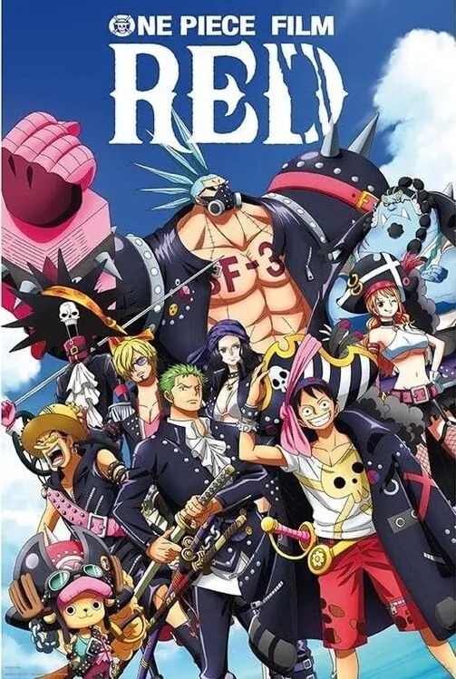 Plagát, Obraz - One Piece: Red - Full Crew, (61 x 91.5 cm)